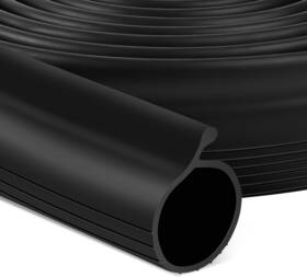 Myfamirea 705353625114 16.5ft Garage Door Bottom Seal Rubber 0.19ftft P Bulb Weather S
