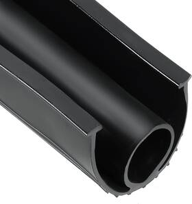 051901 Myfully Garage Door Seal Bottom Rubber Weatherproof Parts With T-channel Ends Style 1/4