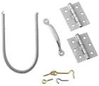 N107-490 National Hardware Door Hinge Sets Steel Finish Galvanized