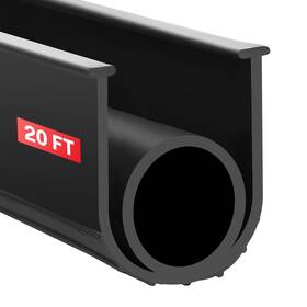 Natgai 687925999246 20ft Garage Door Seal Bottom Rubber Epdm Weatherproof Strip Universal U O R