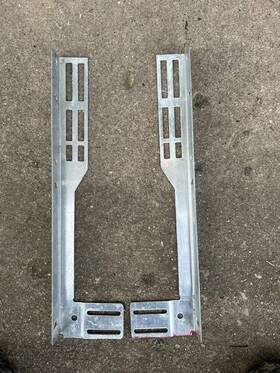 300-34010 National Garage Door Flag Bracket Slotted Pair
