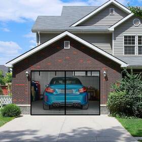Ncidole 414775515836 Magnetic Garage Door Screen With 4 Strapping Tapes For 1 Car 9x7ft Re