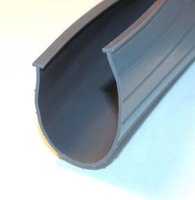 Niceshop 300027666211 6 Inch T-style Premium Garage Door Bottom Seal Weather Strip In Grey Vinyl- 1/4