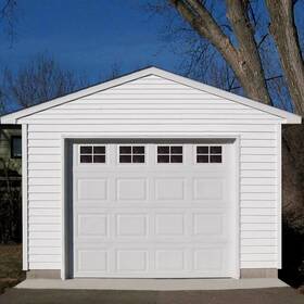 Nileho 704529526705 16 Pcs Black Magnetic Faux Windows Panels For 1 Car Garage Household Essentia