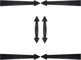 Nileho 711181616897 Magnetic Hinges Handles Garage Door Decorative Hardware Faux Magnets Acce