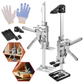 Lsaj01-02-bk Nivart Quick-lift Construction Jack 15 In Labor-saving Arm 2 Pack Heavy F
