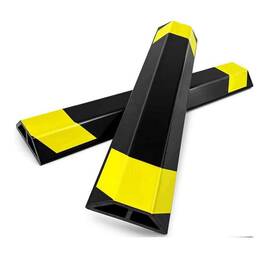 Nvnoo 705353094514 18 Inch X 1.25 Heavy Duty Car Parking Stopper For Garage Yellow 2-pack