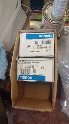 E3jm-10m34-us Omron E3jm-1-m4-us Nema 4 Exterior Through-beam Photocell