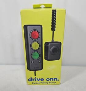 Onn 194346003716 Garage Parking Sensor Ultrasonic Aid 3 Light Style With Mount Kit