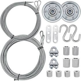 Originalidad 774144210648 Garage Door Wheels And Cable Eplacement Kit For Overhead Sectional Doo