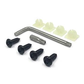 Os-at-4-si Ottospeed Anti-theft Security Screws For License Plate - Rustproof Fastener With Theft-