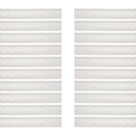 Outwater 840088763295 Plastics 1-3/4in X 12in Clear Abs Piano Hinge 20 Pack