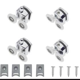 Ozxno X-shower-door-roller-25mm-s-4 4 Pcs Curved Shower Door Rollers Aluminum Alloy Rv Wheels Replace