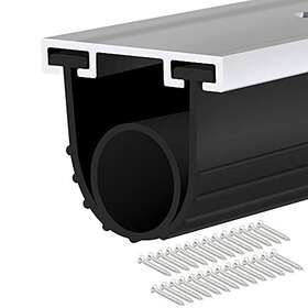 Papillon 687987790195 Heavy-duty U Shape O Ring Combination Universal Garage Door Bottom Seals Rub