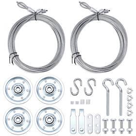 Dl-0145-us Patioer Garage Door Cable And Pulley Replacement Kit With Fasteners