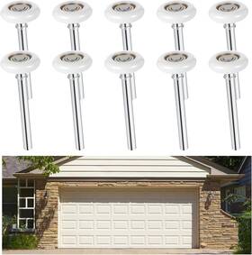 750663 Percyeffie 1 Gmyrkdij 10 Pcs Nylon Garage Door Rollers 1.8 Inch Sealed Stem Pulley Wheels 4.7 In Quiet Du