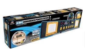 W2279 Performance Tool Workbench Power Station 6 120v Electrical Outlets 2 Usb Chg