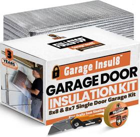 Petra 445044284239 Beest Fullstop Garage Door Insulation Kit - 8x7 And 8x8 Ft Single Insu