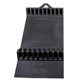 001904r01 Plasticolor Garage Parking Guide 12 In X 1.75 Black Heavy-duty Rubber Easy To Transport