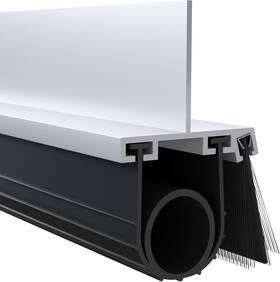 Pluden 744110474794 Garage Door Seals Weatherproofing Bottom Rubber With Brush An