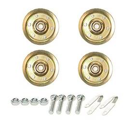 Plutreas 722516910986 3 Heavy Duty Garage Door Pulley Kits 38 Arbor 200lb Load Rating Incl