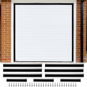 Pooamy 715787270910 3 Inch Garage Door Brush Seal Kit For Roll Up Doors 10 X 10ft Nylon Brus