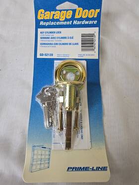 Gd-52139 Prime Line Products Gd-52200 Prime-line Garage Door Replacement Hardware Key Cylinder Lock 2 Keys