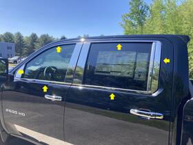 Wp60185 Qaa Part Is A 12 Piece Stainless Steel Window Trim Package Includes U