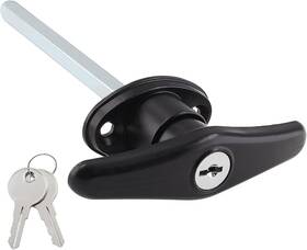241119 Qjaiune 1 Pack Truck Cap Locking T-handles Black Camper Topper Lock Keyed