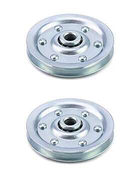 Qwork 781380129375 Garage Door Pulley 3 Inch 2 Pack