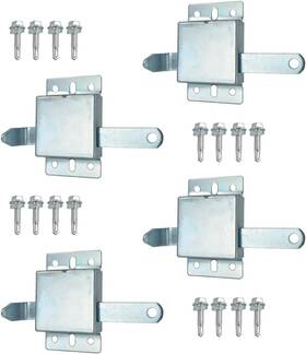 Qzattcaen 705353450259 Garage Door Side Lock Inside Deadlock For Most Galvanized Steel -4pa