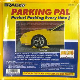 9312 Rally Manufacturing Inc. Parking Pal Mat Yellow Guide 21.5 Inch X 11 Adhesive Option