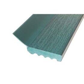 Randall Manufacturing Co. Inc 095546006258 7-foot Vinyl Uniflex Garage Seal Weatherstrip For Top And Sides Hunter Green