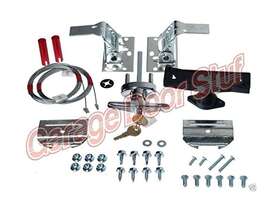 Rb 654094503161 Garage Door Lock Kit With Spring Latch - Keyed In Handle-universal- All Doors