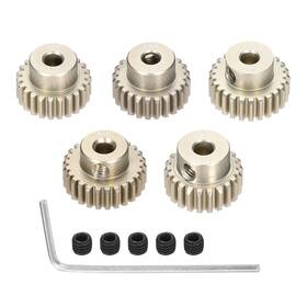 Ref240905we002900 Rebower 5pcs 48p Pinion Gear Set 22t 23t 24t 25t 26t For 3.175 Mm Shaft Aluminium All