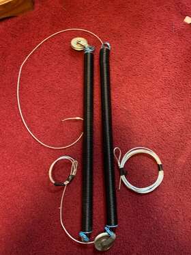 Reliabilt 945133506866 Garage Door Extension Springs For 7ft High - Up To 16ft Wide 140 Lb No Box
