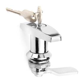 Reminnbornerpgqkvfb-01 Reminnbor Horse Box T Handle Front Lock Thandle Kit Silver Black Fixed