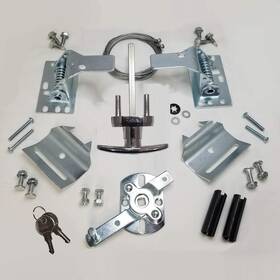 Ri-key Security 785971732968 Universal Garage Door Lock Kit With Spring Latch And Keyed Handle
