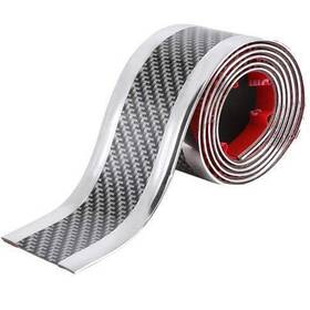 Mh847974s Riloer Auto Door Entry Sill Scuff Plate Paint Protector 3.2 Feet Silver
