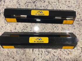 Rbts555-16-2 Roblock Heavy Duty Wheel Blocker Stopper 16 Inch - Roblock- 2 Pack Peel And Stick Unused