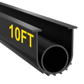Rtbs-1001 Rthieai Garage Door Bottom Seals 10 Ft Black For Threshold Buffering Universal We