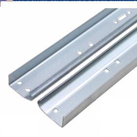 54354 Rural Mart 8-foot Garage Door Vertical Track Rails Left And Right Replacement Set