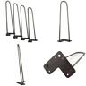 Rv-hd2131819-rs Kira Home Metal Hairpin Table Legs Raw