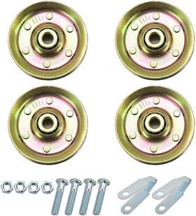 Gd-03 Scottchen Pro 3 Inch Heavy Duty Garage Door Pulley Kits 3/8 Arbor 200lb Load 4 Sheave Pulleys