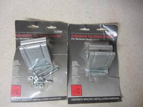 9-53584 Sears Lot Of 2 Adjustable Top Roller Bracket 9- 53584 Sectional For Garage Doors