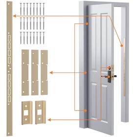 Securityman 701107903736 Door Reinforcement Kit Jamb Protector Frame Repair