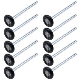 Semetall 779712240423 10 Pack Premium Nylon Garage Door Rollers 1.8 Inch Wheels And 6.7 Stem