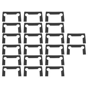 844-ho Sg Store 20pcs Shower Doors Hinge Rubber Seal Replacement Kit For Hinges Glass