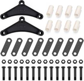 Hcr123 Siapupy Trailer Shackle Kit Heavy-duty Leaf Spring For Double Eye Springs
