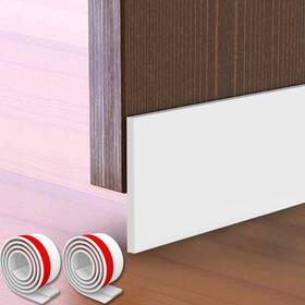 Small Homeware 751474528889 2 Pack Door Draft Stopper Sweep 4 Inch W X 37 L Under Bottom Seal For